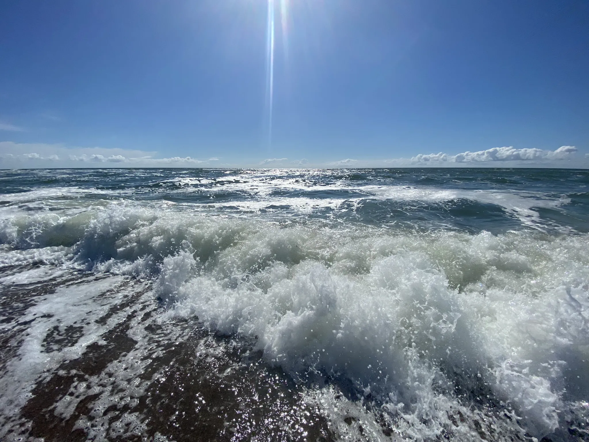 Dänemark Nordsee Strand im Sommerurlaub