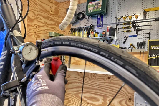 Pannenhilfe mit der mobilen Fahrradwerkstatt aus Lemvig Fahrradreparatur bei Lemvig Cycler Dänemark