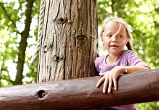 Spielen und grillen im Klosterheden Wald Waldspielplatz Klosterheden im Dänemark Urlaub