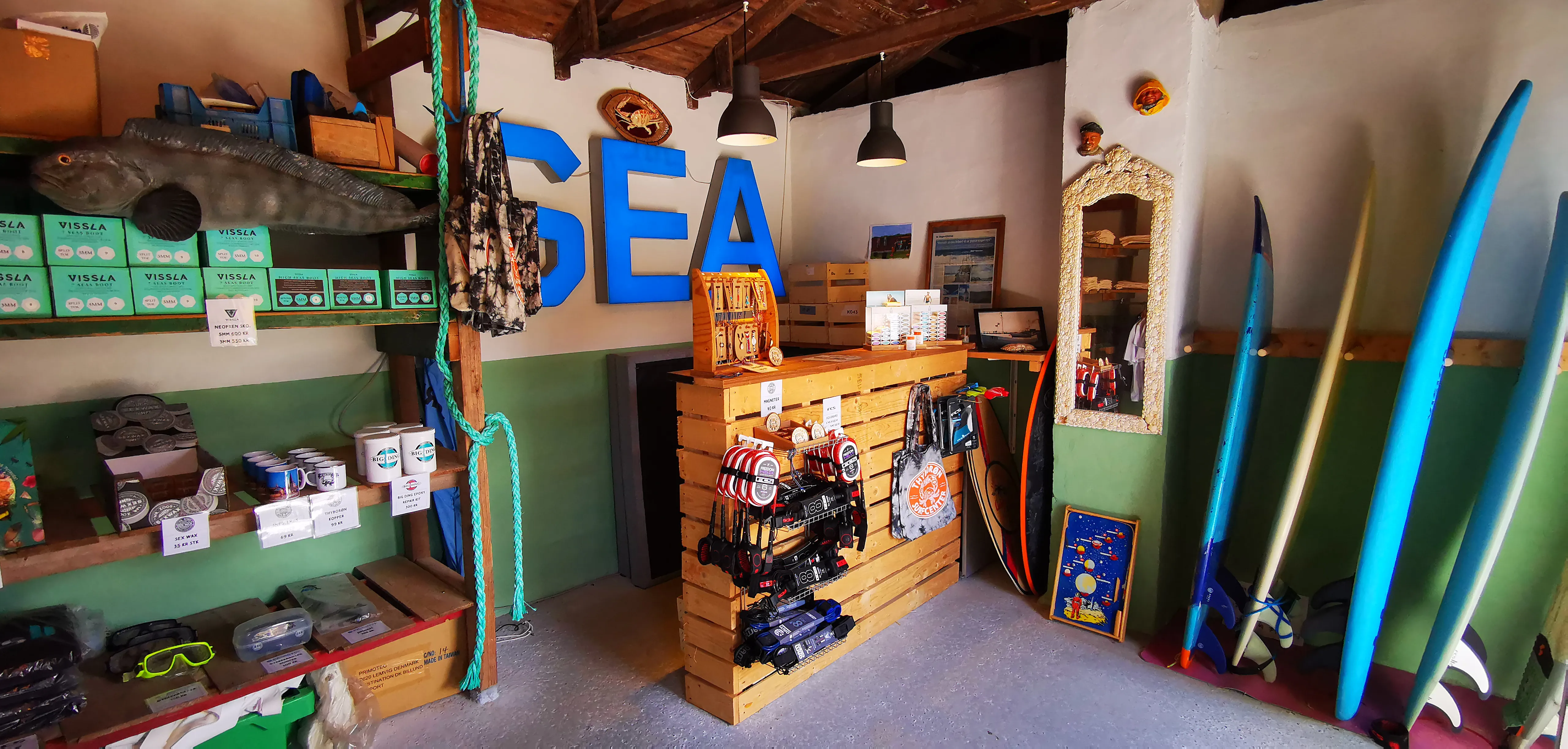 Shop für Surfer in Thyborøn