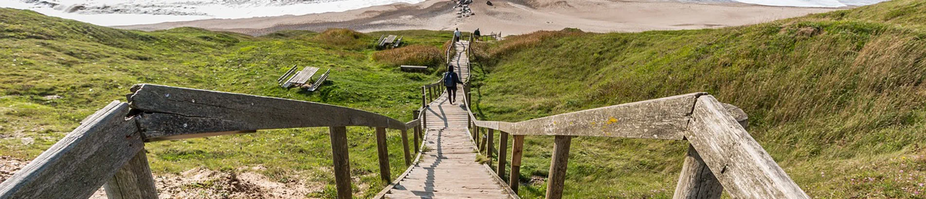 Bovbjerg Steilküste Dänemark mit Nordsee